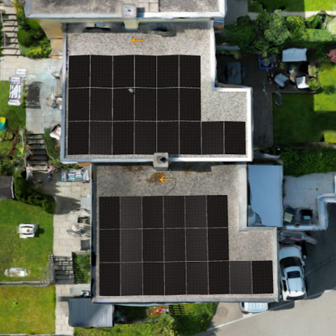 10 kWp Flachdach
