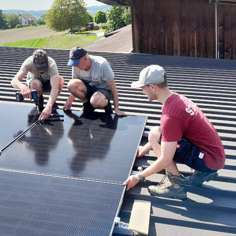 35 kWp Scheunendach