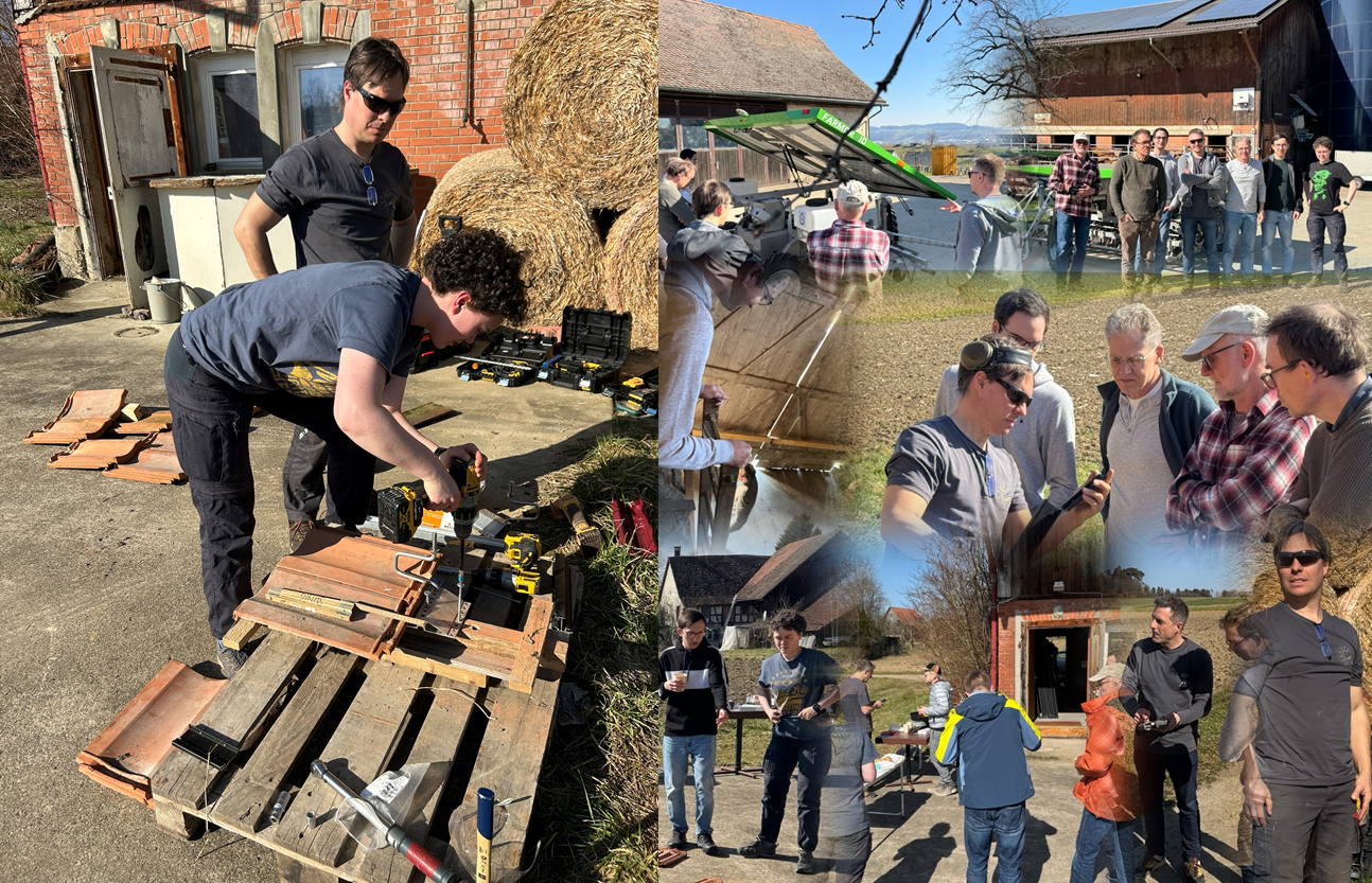 Impressionen vom Solarkurs 2025 – Praxis auf dem Bauernhof